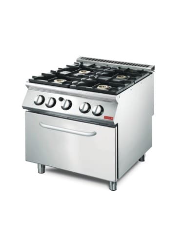 Fourneau gaz sur four Ă gaz Gastro M 70/80 CFGB