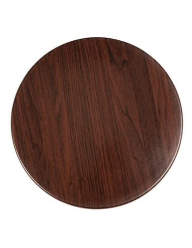 Plateau de table rond Bolero marron foncé 800mm