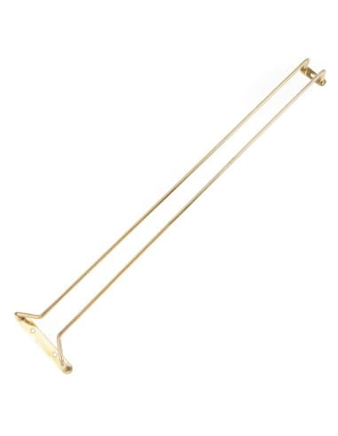 Support verres à pied en laiton poli 609mm