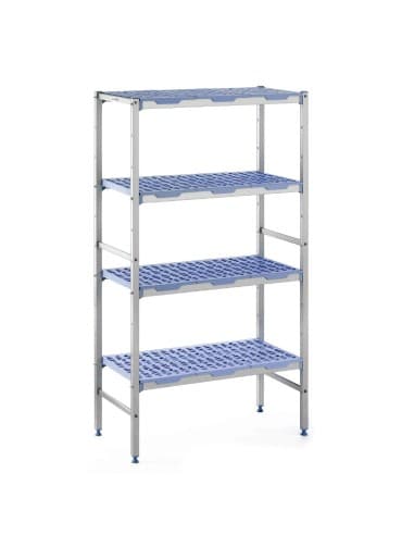 Rayonnage modulaire 4 niveaux Tournus 400 x 1492mm