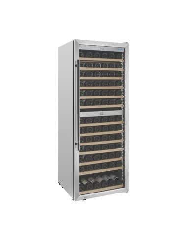 Cave à vin bi-zone Polar Série G inox 109 bouteilles