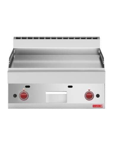 Plancha gaz plaque lisse 65/70FTG Gastro M 650