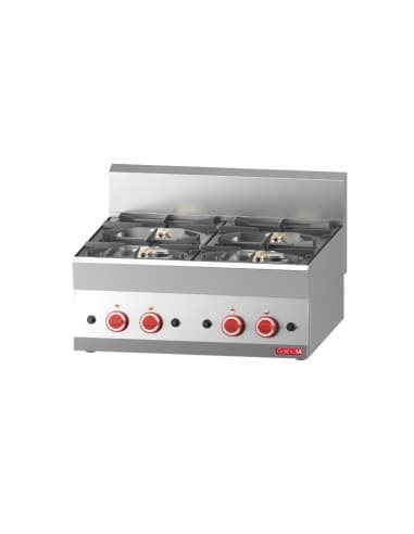 Fourneau gaz Ă poser 4 feux Gastro M 650 65/70PCG