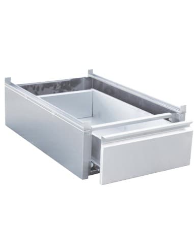 Tiroir inox à monter sur table Gastro M 190 x 400 x 585mm