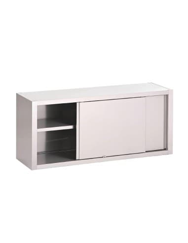 Placard mural inox avec portes coulissantes Gastro M 660 x 1800 x 400mm