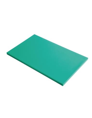 Planche à découper en polyéthylène haute densité Gastro M verte