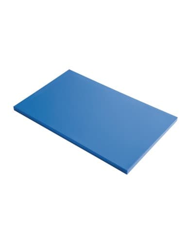 Planche à découper en polyéthylène haute densité Gastro M bleue