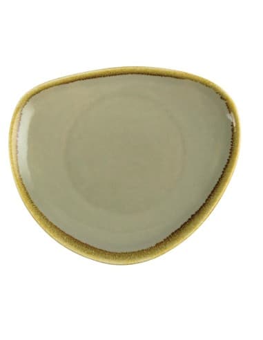 Assiettes triangulaires Olympia Kiln mousse 230mm (lot de 6)