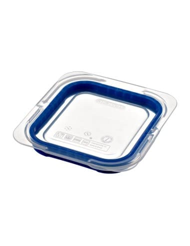 Couvercle bleu en ABS sans BPA Araven GN1/6