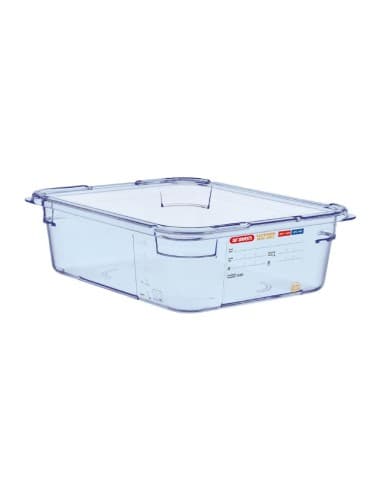 Boîte hermétique bleue en ABS sans BPA Araven GN1/2 100mm