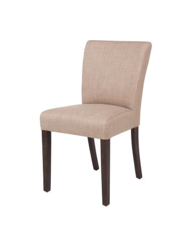Chaise contemporaine Bolero en toile de jute écrue lot de 2