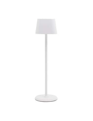 Lampe de table LED sans fil blanche à intensité variable Securit Georgina avec câble de chargement magnétique