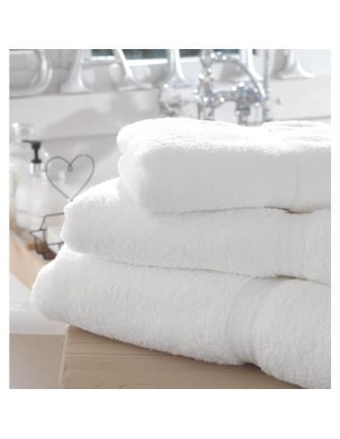 Serviette de bain Comfort Riviera Mitre blanche 700x1370Â mm