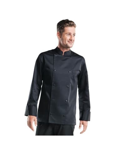 Veste de cuisine Chaud Devant Roma noire XL