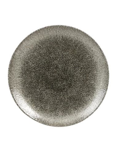 Assiettes rondes Churchill Studio Prints Raku Quartz Black 217mm (Lot de 12)