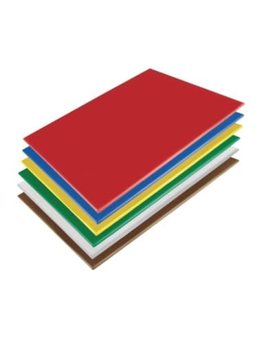 Ensemble de planches à découper basse densité Hygiplas 600x450x10mm lot de 6