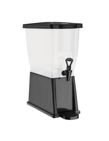 Distributeur de boissons en polypropylène noir Olympia 12L