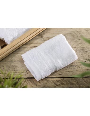 Petites serviettes Mitre Comfort Nova blanches (lot de 10)