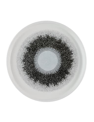 Assiettes avec rebord Churchill Studio Prints Fusion Black 210mm (lot de 6)