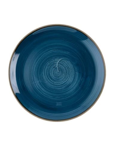 Assiettes rondes Churchill Stonecast Java Blue Evolve 285mm (lot de 12)