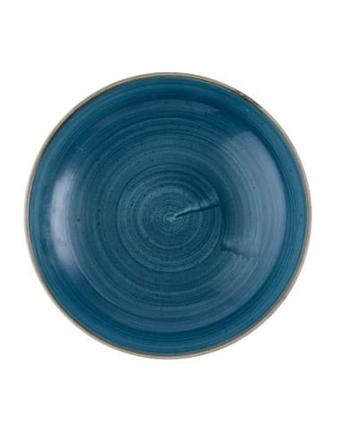 Assiettes coupe ronde Churchill Stonecast Java Blue Evolve 247mm (lot de 12)