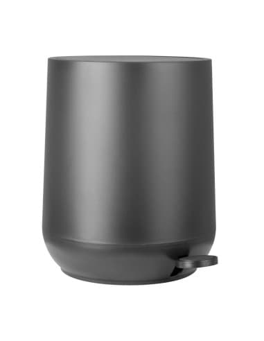 Poubelle à pédale ronde Jantex noire 5L