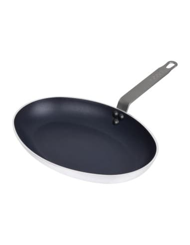 Poêle ovale en aluminium antiadhésive Vogue Teflon Platinium Plus 360mm