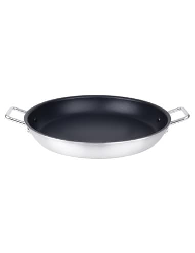 Poêle à paëlla en aluminium antiadhésive Vogue Teflon Platinum Plus 45cm