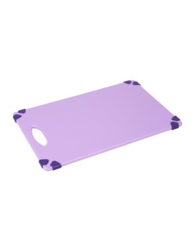 Planche à découper antidérapante professionnelle Hygiplas violette 458x306mm