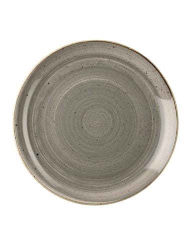 Assiettes rondes Churchill Stonecast Grey 228mm (Lot de 12)