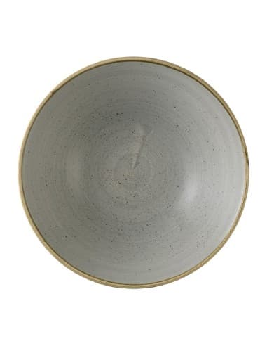 Assiettes creuses rondes Churchill Stonecast Grey 180mm (Lot de 6)