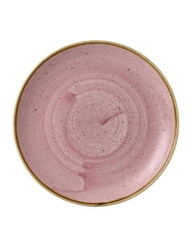 Assiettes rondes Churchill Stonecast Petal Pink 228mm (Lot de 12)