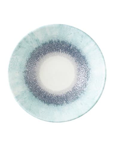 Assiettes creuses rondes Churchill Studio Prints Fusion Blue 203mm (Lot de 6)