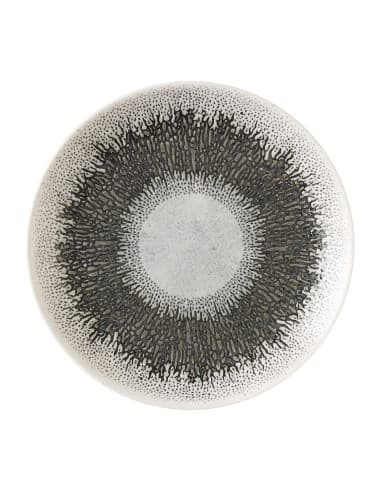 Assiettes rondes Churchill Studio Prints Fusion Black 165mm (Lot de 12)