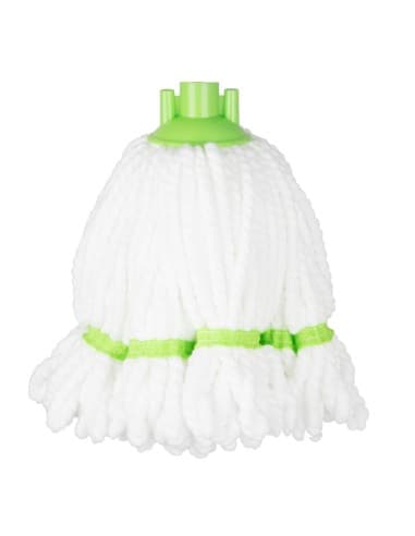 Tête serpillière en microfibre Jantex bande verte 150g