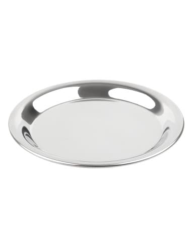 Plateau à addition rond en inox Olympia 150mm