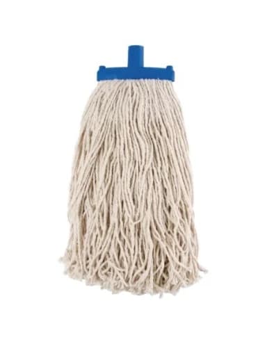 Tête de balai à franges Jantex Prairie Kentucky support bleu