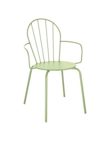 Fauteuils Bolero Adeline vert clair (lot de 4)