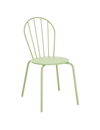 Chaises Bolero Adeline vert clair (lot de 4)