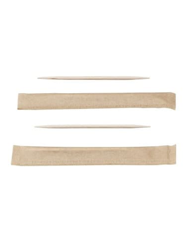 Cure-dents en bois FSC® Sier Disposables 65mm (lot de 1000)