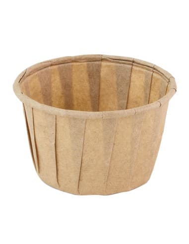 Pots ronds en papier FSC® Sier Disposables marron 37ml (lot de 200)
