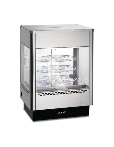 Vitrine chauffante rotative pour pizza Lincat UM50