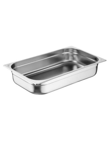 Bacs GN 1/1 en inox Nisbets Essentials 100 mm (lot de 3)