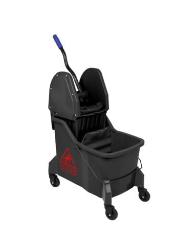 Seau essoreur deux compartiments Jantex rouge 30L