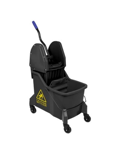 Seau essoreur deux compartiments Jantex jaune 30L