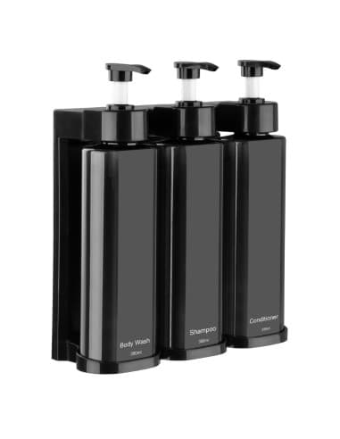 Distributeur à pompe triple pour douche Nisbets Essentials