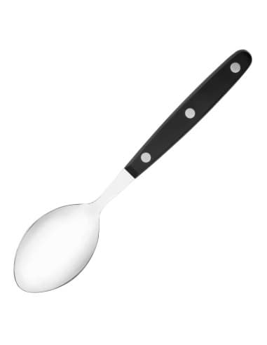 Cuillères à dessert avec manches noirs Olympia Taverna (Lot de 12)