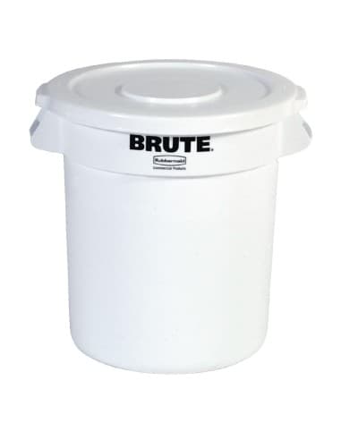 Collecteur Rubbermaid Brute blanc 121,1L