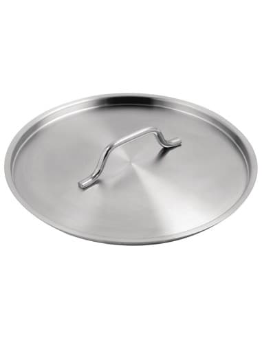 Couvercle en acier inoxydable Vogue 280mm