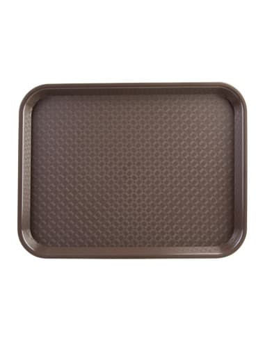 Plateau self-service Olympia Kristallon marron 450 x 350mm